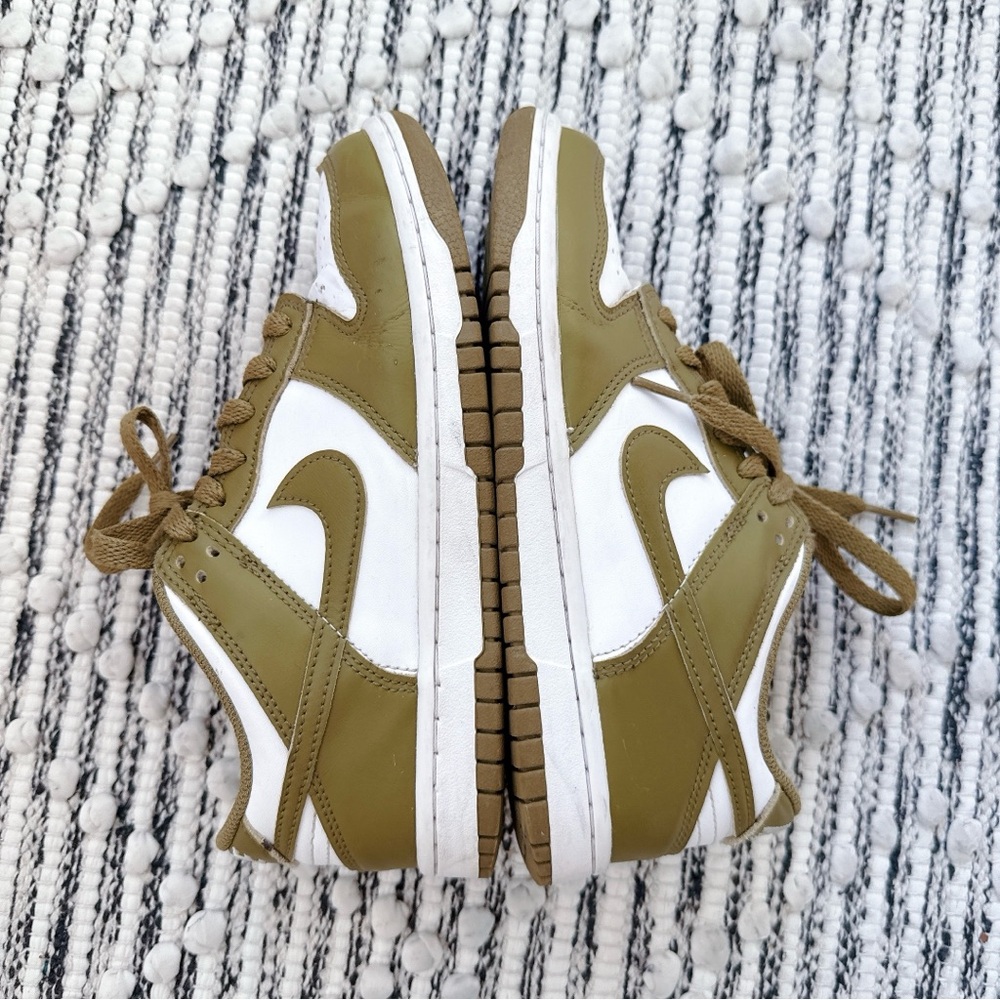 Nike Women’s Low Top Sneakers in Olive Green and White - Picture 5 of 10